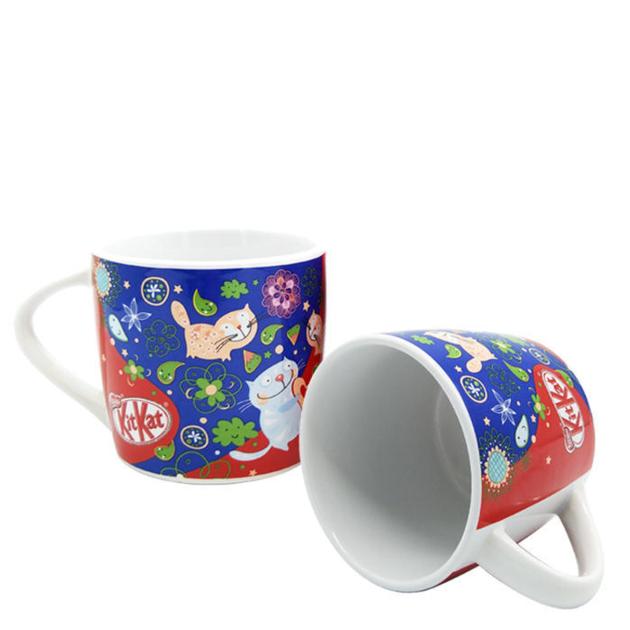 Wholesale Round Customized Printed Ceramic Mug With Handle-14oz