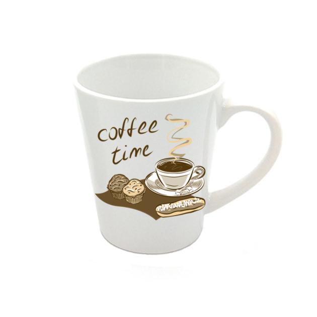 SM001-Full White Sublimation Mug-12OZ