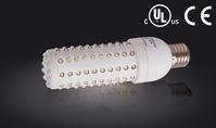 7W LED Bulb with Simple Installation into Existing Sockets, Sized 45 x 160mm, 110-piece White LED