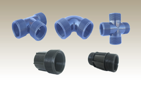 PP compression fittings