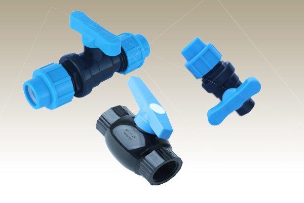 PP compression fittings
