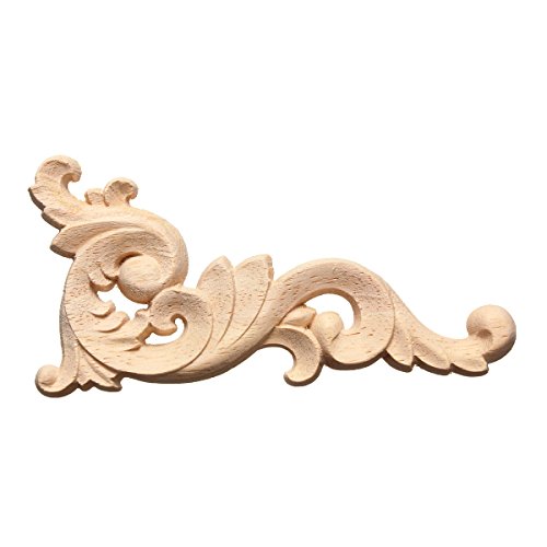 Decorative Applique for Furniture, Onlays Wood Carving, Onlay Applique, Vintage Furniture