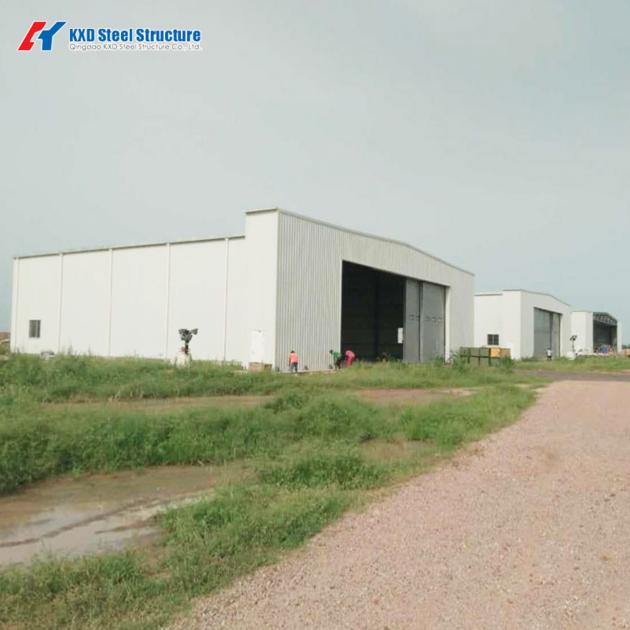 Pre-Engineered Portal Frame Light Steel Structure Aircraft Hangar