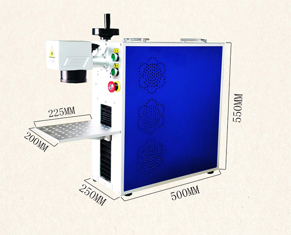 China Supply CNC 20W Portable Fiber