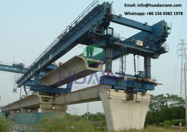 Precast Concrete Bridge Box Girder Launching Gantry Crane Erection Machine for Highway and Railway