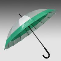 Newest Straight Promotional Umbrellas, Strong, Silver-coated Fabric, Cheap, Customized Logos