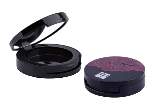 2.6g C001 single black Eyeshadow Compact with mirror