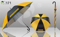 Straight Golf Umbrellas, Anti-UV Function, Double Frame, Strong, Customized Design, Manufacturer