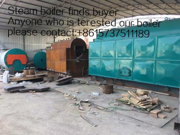 Horizontal gas/oil fired steam boiler