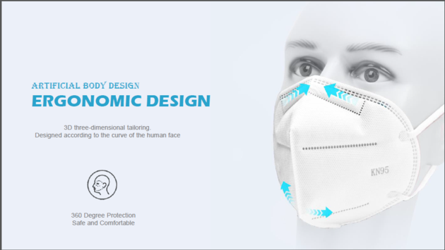 KN95 DISPOSABLE FACE MASKS