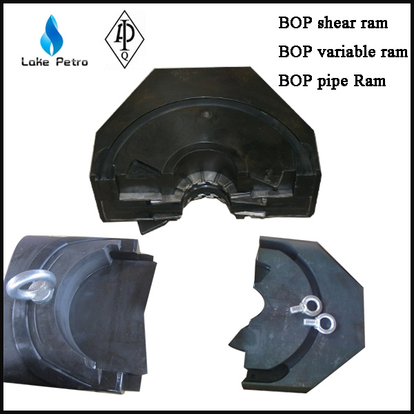 BOP blind ram, variable ram, shear ram, pipe ram 