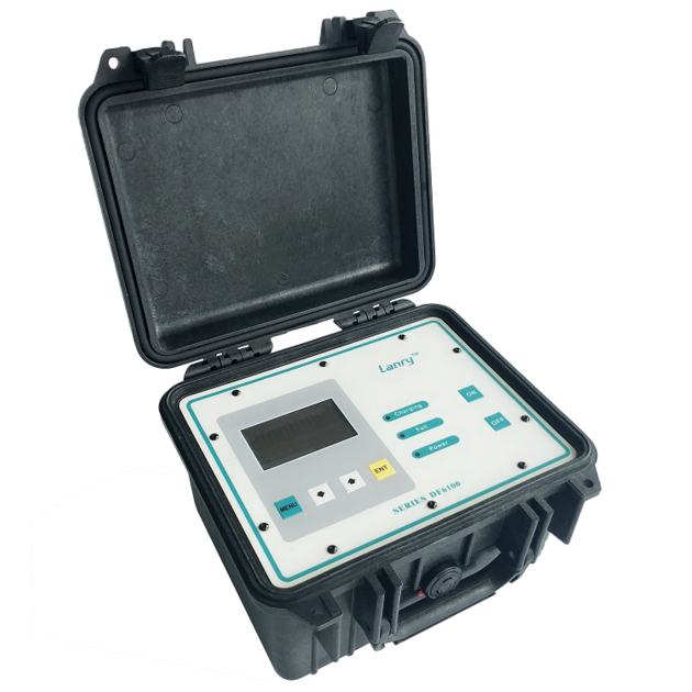 Dopper flow meter full pipes wall mounted portable flow sensor