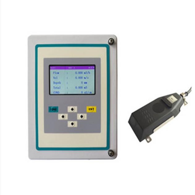 open channel wall mounted doppler ultrasonic flow meter for waste water