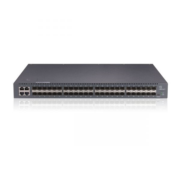 Managed Ethernet Switch with 48 GE Base-X SFP, 4 GE SFP/Base-T Combo, 8 10GE SFP+
