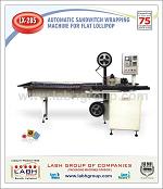 LX-285: Automatic Sandwitch Wrapping Machine For Flat Lollipop
