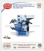 LX-295 Automatic High Speed Cut And Side Fold Wrap Machine For Toffee & Bubble Gum