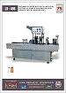 LX-486: Automatic Linear Bottle Filling And Foil Cutting, Placing & Sealing Line With Gravity Filler