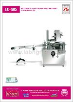 LX-865: Automatic Carton Packing Machine For Ampoules.