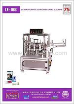 LX-868: Semi Automatic Carton Packing Machine
