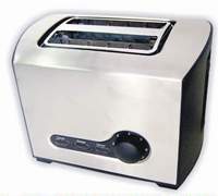 2-Slice Brushed Stainless Steel Toaster