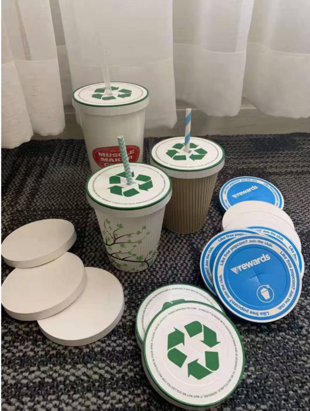 Automatic Paper Lid Cover Machine