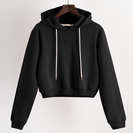 crop hoodie