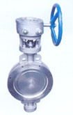 Butt-Clamped Three Eccentric Center Hard-sealed Butterfly Valve