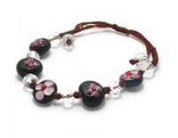 coloured glaze bracelet