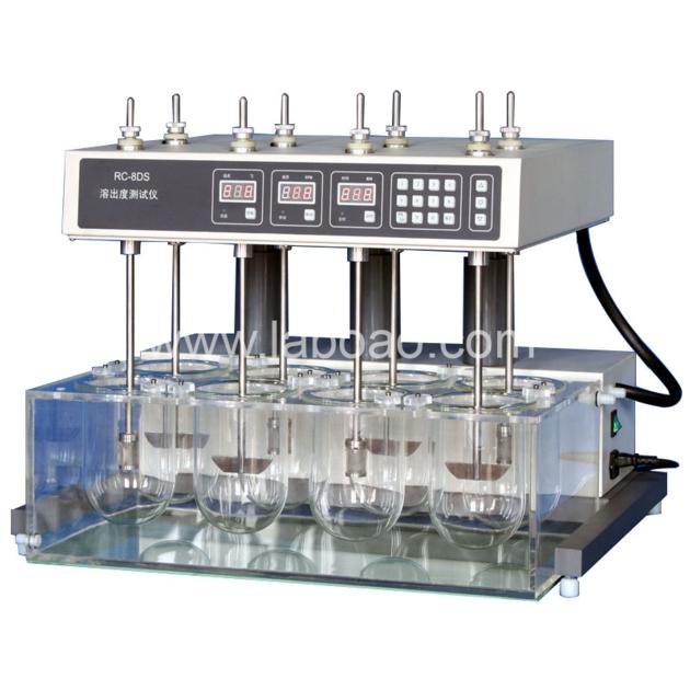 RC-8DS dissolution tester with 8 paddles