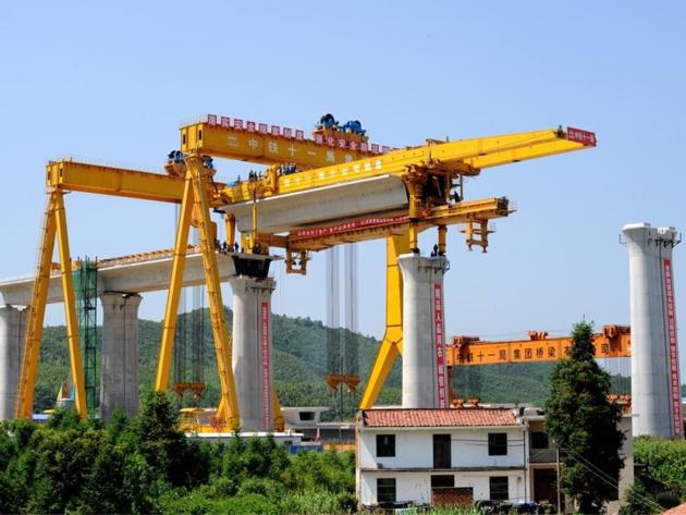 launching gantry crane equipment full span