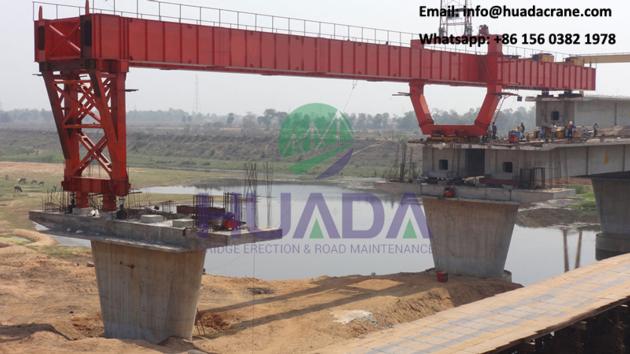  full span and segment Launching Gantry for bridge construction site