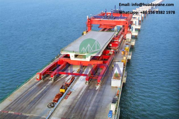 Full Span Bridge Girder Erection Launching