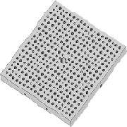 Square base plate