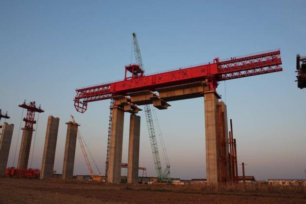 Drawing Customized Suspension Bridge Construction Launching