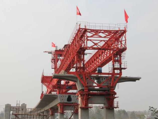Drawing Customized Suspension Bridge Construction Launching