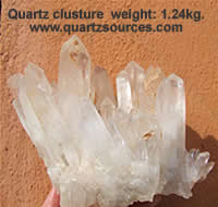 Quartz cluster