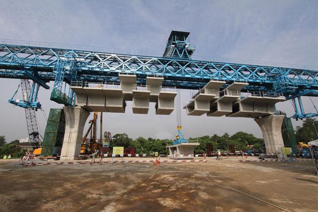 450 Ton Truss Type Suspension Bridge