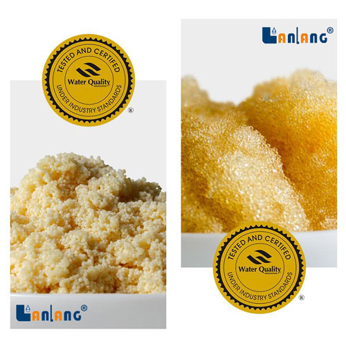 Food Grade WQA Certificate Ion Exchange Resin Water Softening