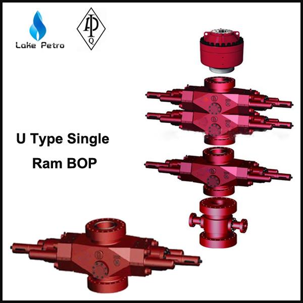 U type Forging Single ram BOP for sale