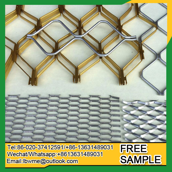 Aluminum Amplimesh Diamond Security Grilles