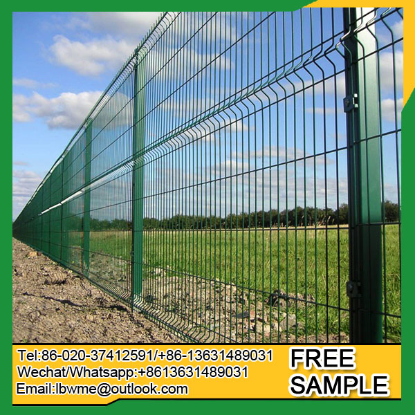 4x4 Welded Wire Mesh Fence Curved