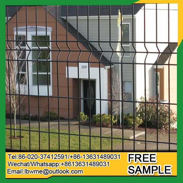 4x4 Welded Wire Mesh Fence Curved