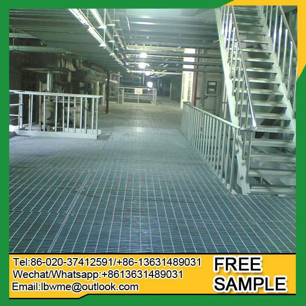 Swan Hill galvanized grating floor grate