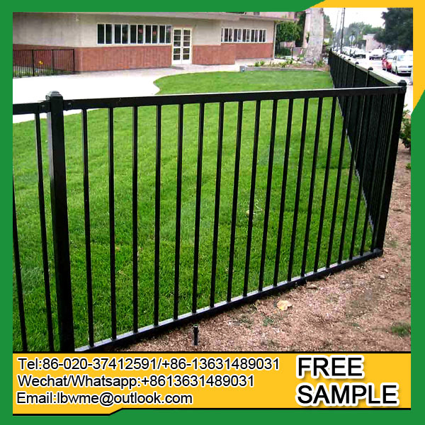 villa decorative steel fence metal fencing