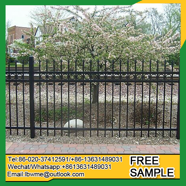 Villa Decorative Steel Fence Metal Fencing