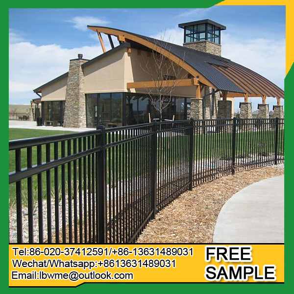 Villa Decorative Steel Fence Metal Fencing