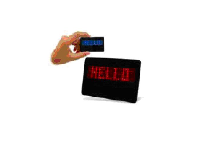 LED name tag