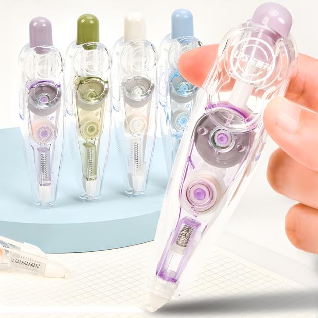 Press Type Pen Style Custom Stationery Correction Tape Corrector Transparent Correction Tape Set Ref