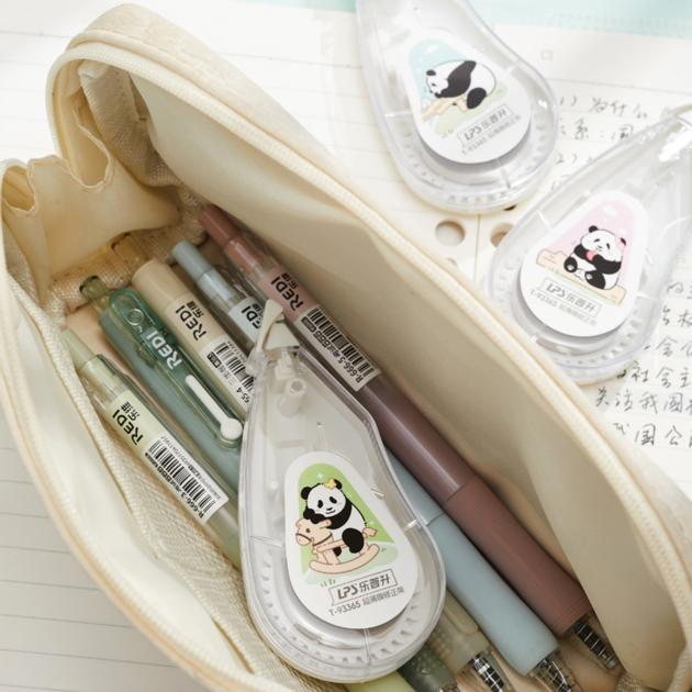 Cartoon Panda Correction Belt Cute Creative Large Capacity Primary School Students Correction Tape