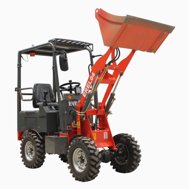 CE EPA Everun New Design EREL04 Multi Function Electric battery 0.4t mini Small Wheel Loader